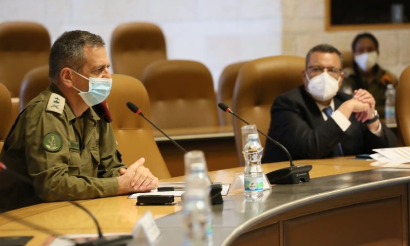 הרמטכ"ל הגיע לקבל סקירה על המצב בירושלים
