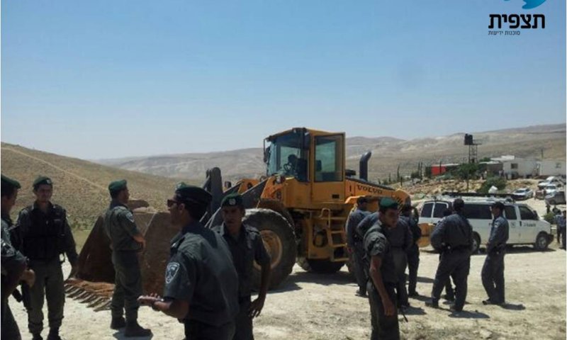 עימותים קשים בפינוי מעלה רחבעם: חמישה עצורים