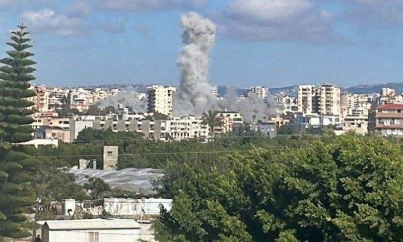 אחרי הודעת הפינוי: החל גל תקיפות עוצמתי בלבנון