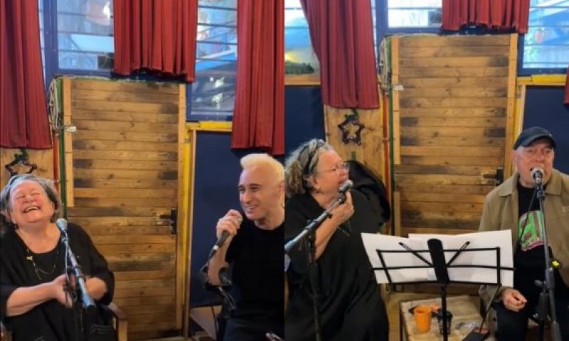 לאה שבת בחדר החזרות עם אמדורסקי ושלומי שבת | צפו