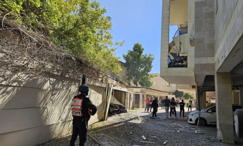 פגיעה ישירה במרכז הארץ, ללא נפגעים