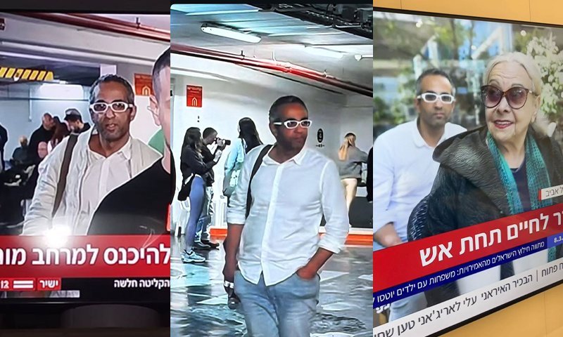 מי הוא האיש עם המישקף הלבן שנדחף לפריימים של כתבי החדשות?