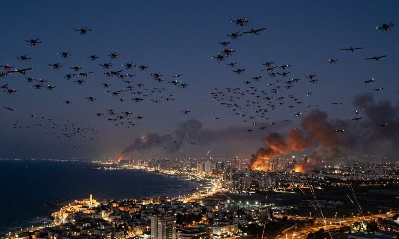 תרחיש בלהות: מתקפה של מאות רחפנים על ישראל