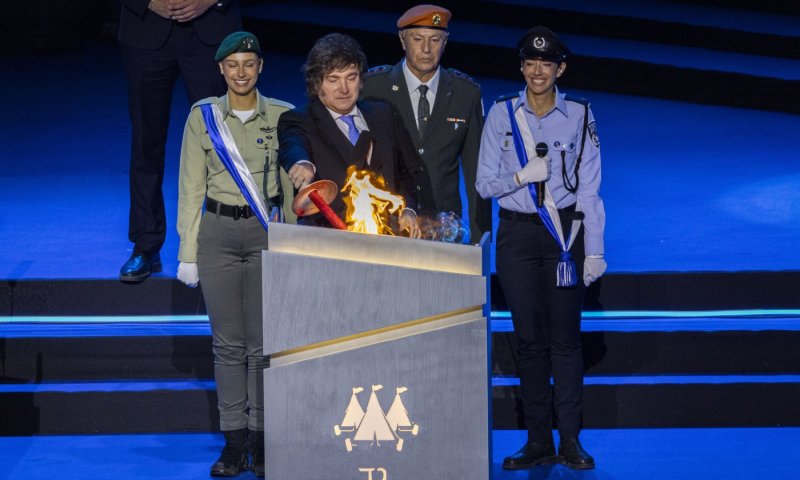 חאבייר מיליי בהר הרצל: "ארגנטינה וישראל מדינות אחיות"