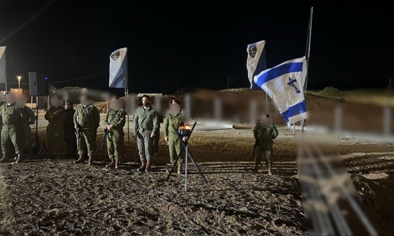 בניגוד לפייק ניוז: טקס יום הזיכרון בחטיבת החשמונאים