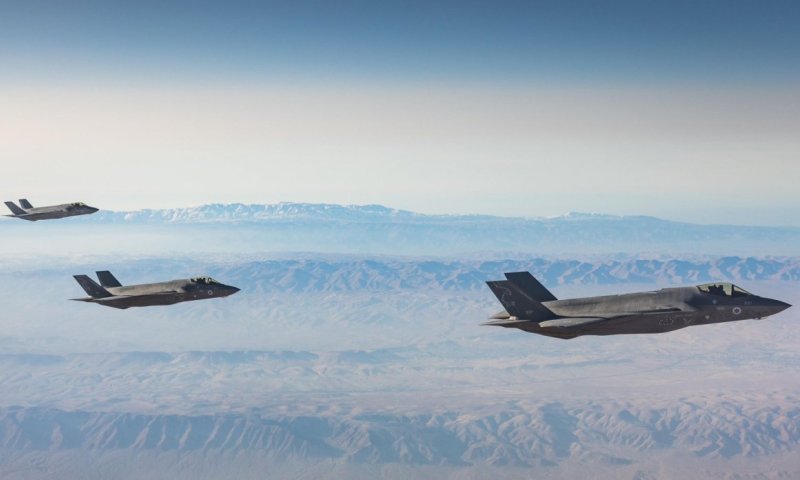 תיעוד חדש: מטוסי "אדיר" בדרך לתקיפות באיראן | צפו