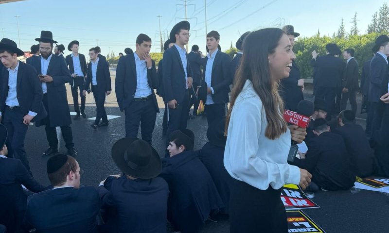 ענבר טויזר הגיעה להפגנה בני ברק והצליחה להדהים את כולם
