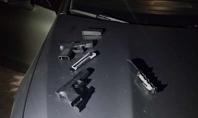 נשק, סכינים ומרדף: 3 חמושים נלכדו בבקעת הירדן