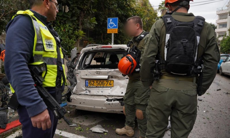 תיעוד דרמטי של פגיעת פצצת מצרר בלב גוש דן