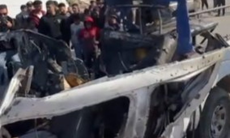 שמונה מחבלים חוסלו בתקיפת רכב עזה. צפו בתיעוד מהזירה