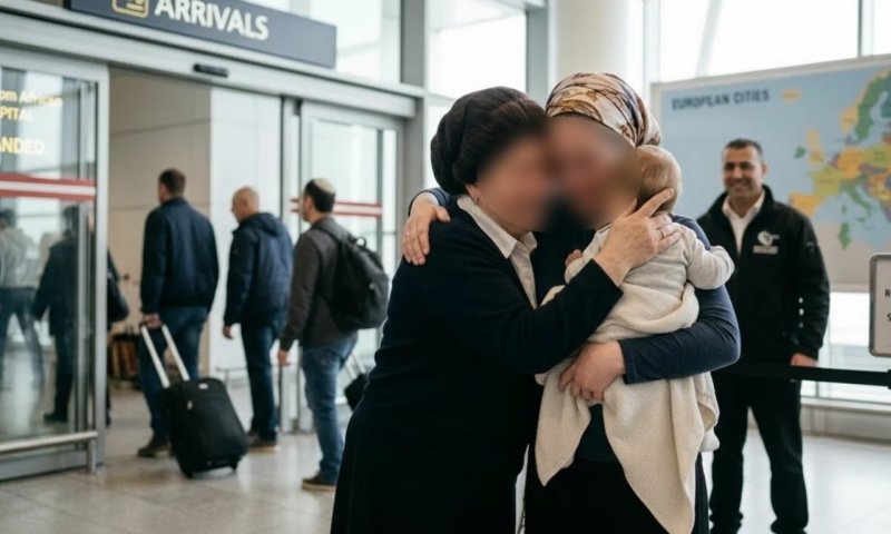 צעירה חרדית ותינוקת חולצו מלב כפר באפריקה