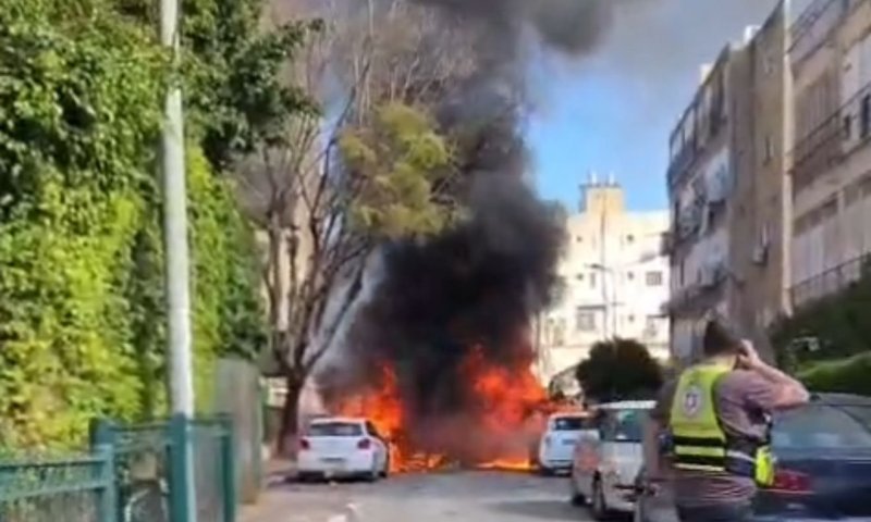 טיל מצרר מאיראן: מספר פצועים קל בזירות במרכז