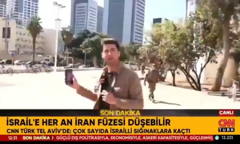 בשידור חי: שני כתבים טורקים נעצרו בזמן שצילמו את הקריה. צפו