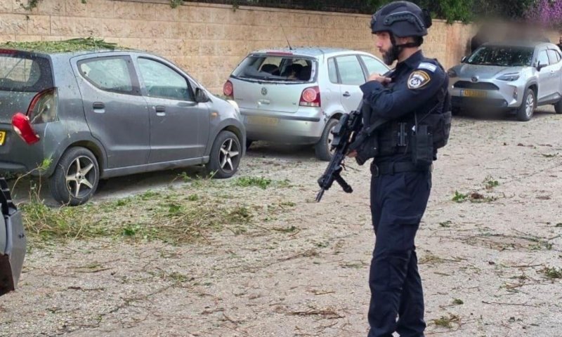 נפילת טילים בגליל העליון: נזק נגרם במקום, כוחות בשטח