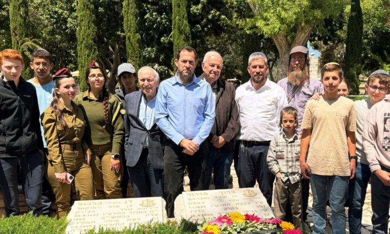 מרגש: מאות משתתפים באזכרת המוסלמי שהתגייר ולחם באצ"ל