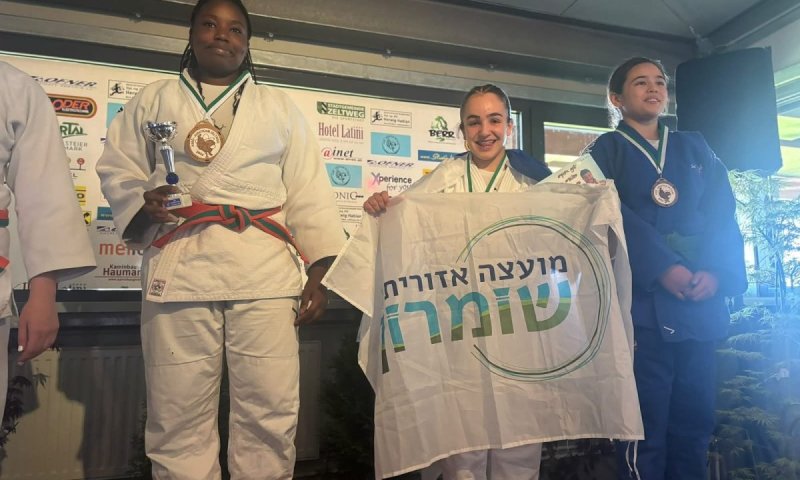 בת 11 מהשומרון הקדישה את המדליה בג'ודו לקצין שנפל