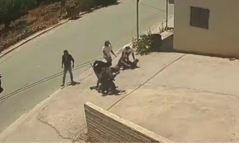 צה"ל בודק: חייל תועד נוהג באלימות כלפי פלסטיני בחווארה